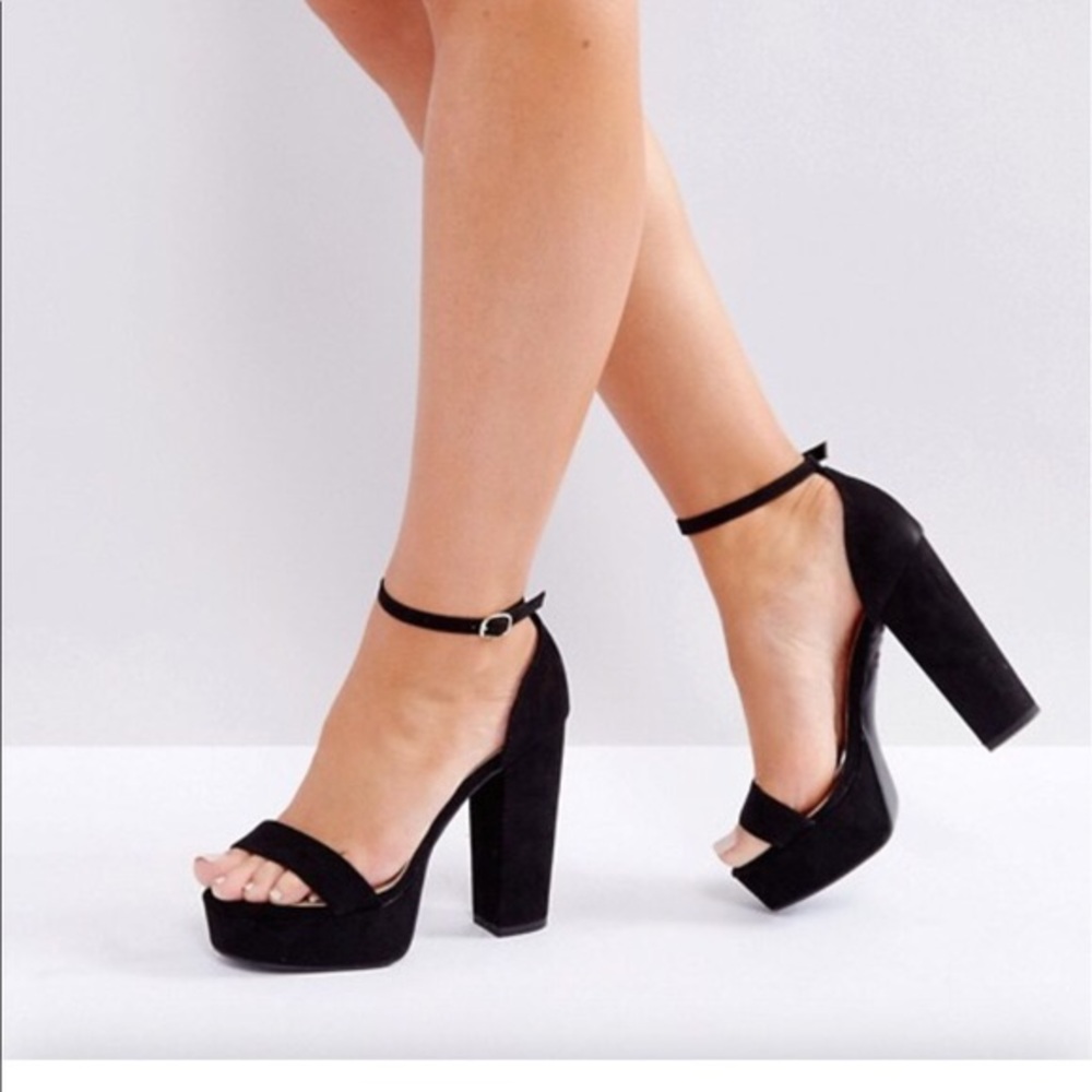 ASOS New Look Wide Fit High Platform Heel